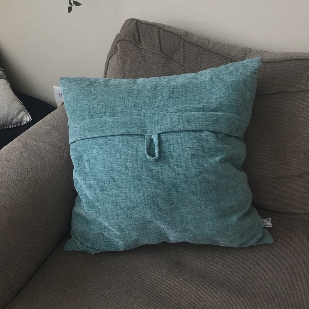 Blue Throw Pillow